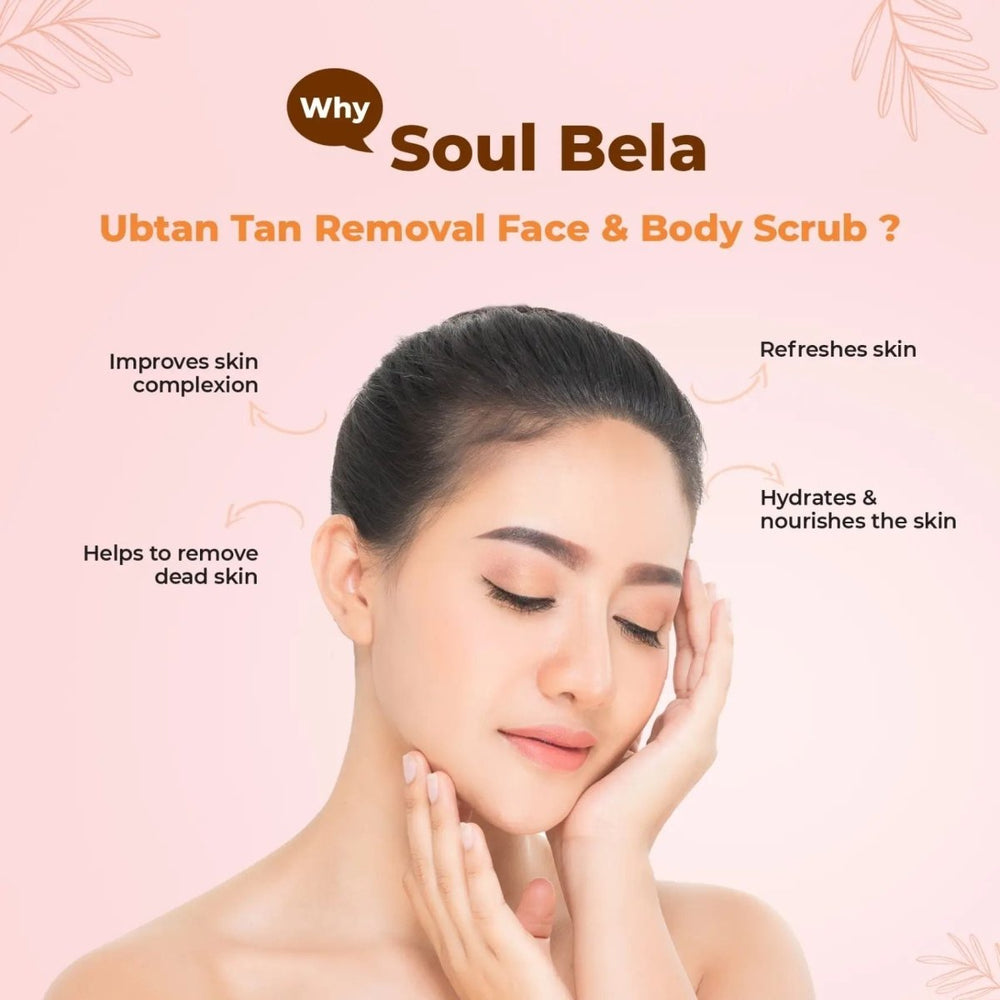 
                  
                    Soul Bela Ubtan Tan Removal Face & Body Scrub (200g) - Kreate- Scrubs
                  
                