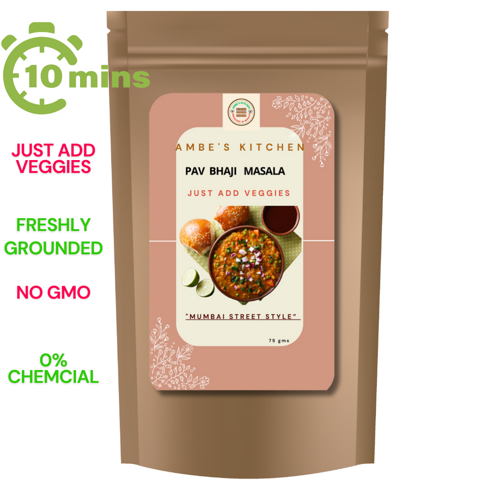 Pav Bhaji Masala-Freshly Ground, Additives Free