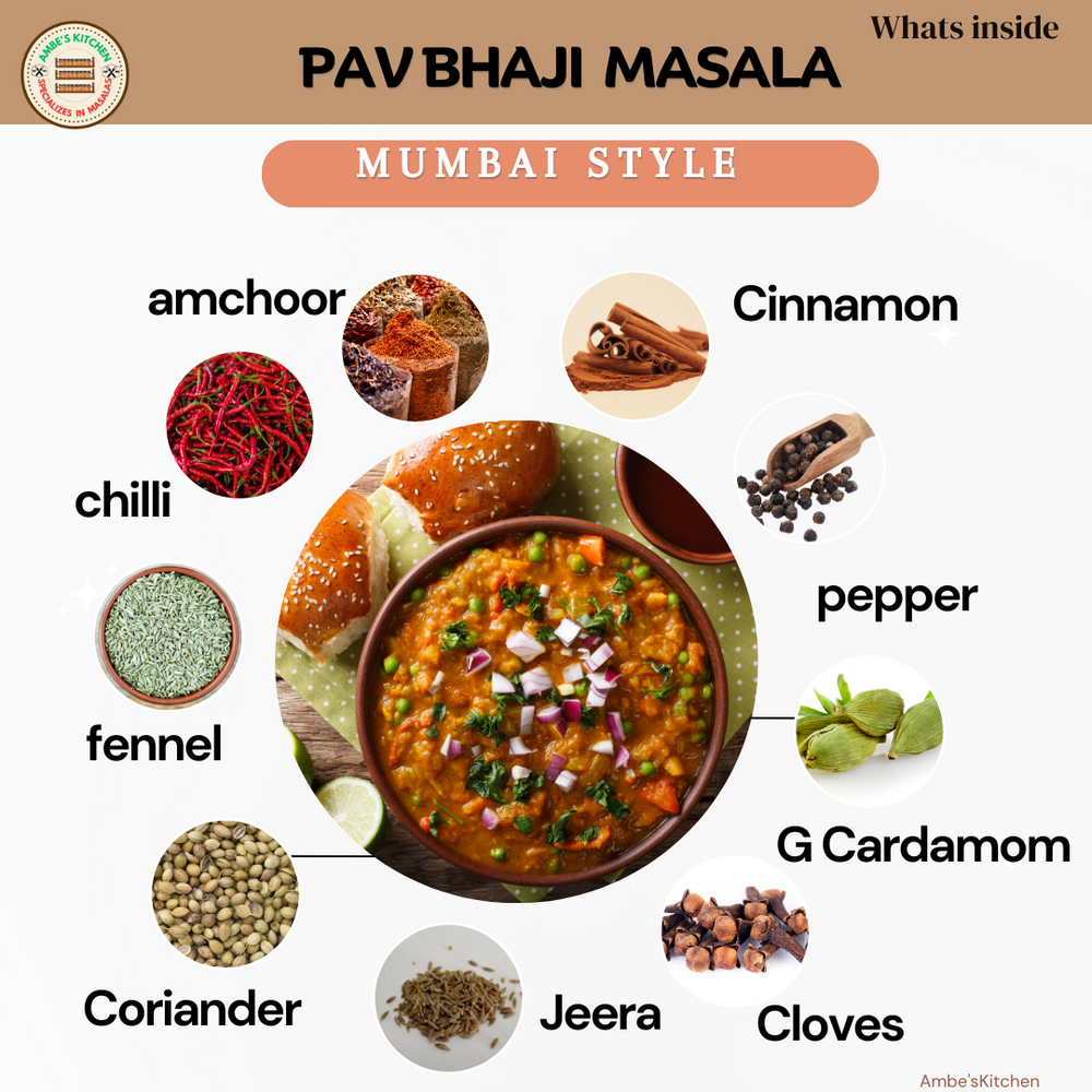 
                  
                    Pav Bhaji Masala-Freshly Ground, Additives Free
                  
                