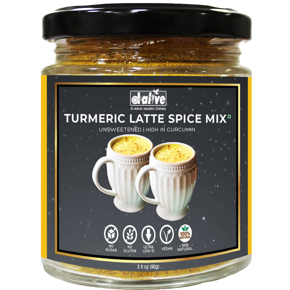 Organic Turmeric Latte Spiced Mix Instant Drink Premix (90g)