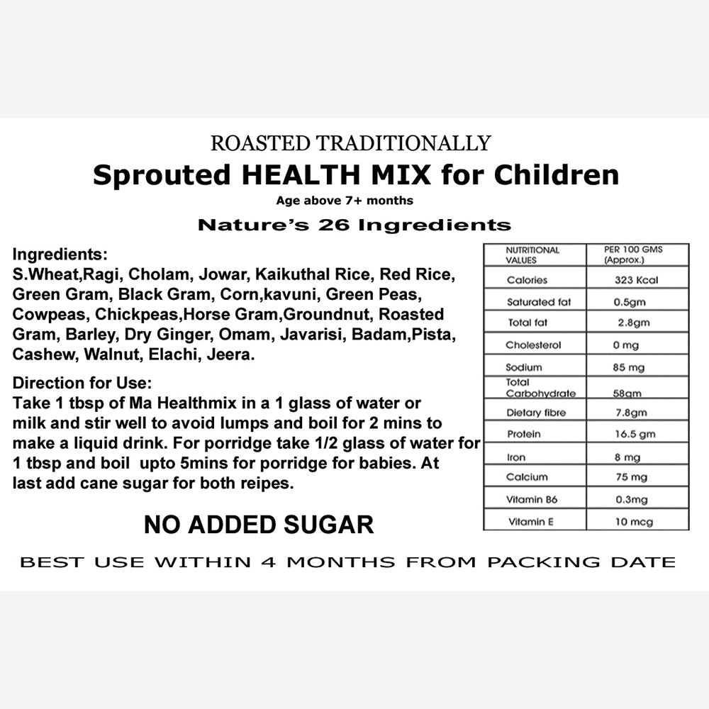 
                  
                    Sprouted Health Mix for Children (400g) - Kreate- Immunity Boosters
                  
                