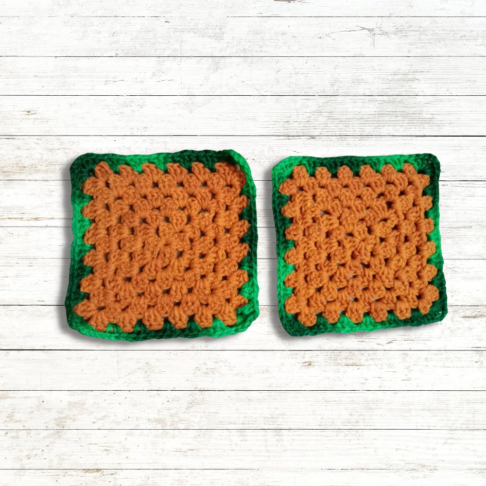 Square Crocheted Coasters (Set of 2) - Kreate- Coasters