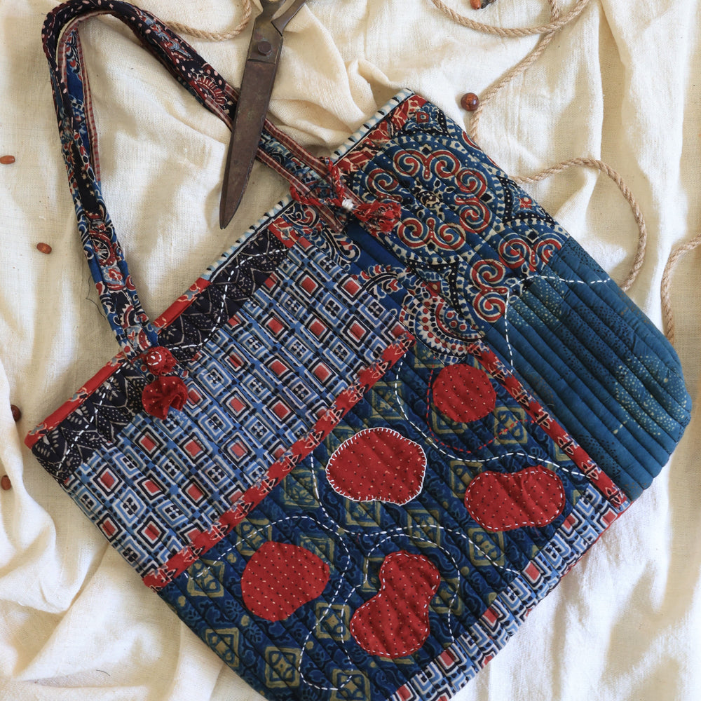 
                  
                    Ajrakh Tote Bag
                  
                