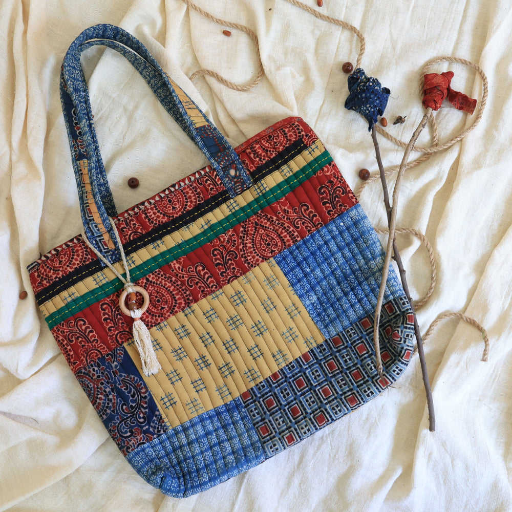 
                  
                    Ajrakh Tote Bag
                  
                