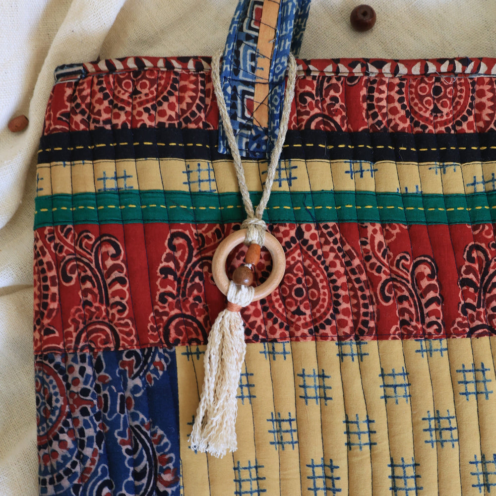 
                  
                    Ajrakh Tote Bag
                  
                