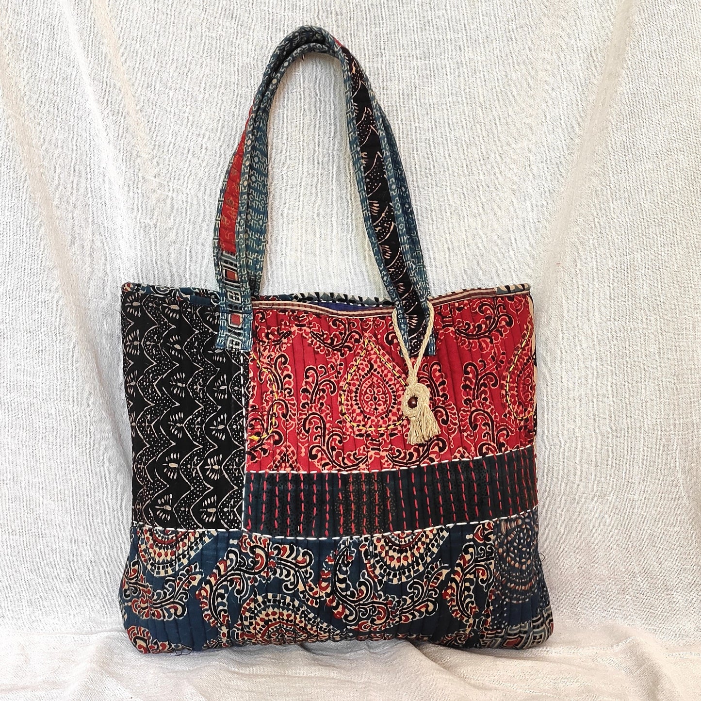 
                  
                    Ajrakh Tote Bag
                  
                