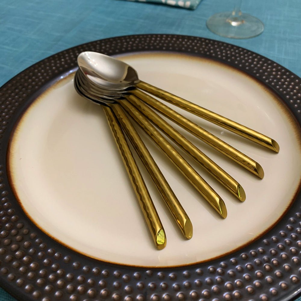 Stainless Steel Dinner Spoons (Set of 6) - Kreate- Cutlery