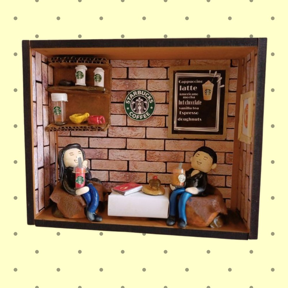 Starbucks Miniature Decor - Kreate- Table Decor
