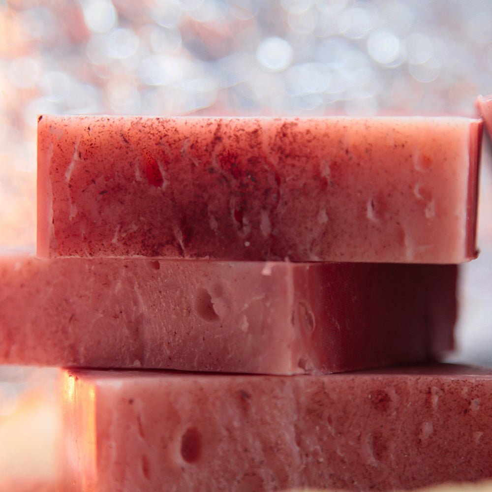 Strawberry, Raspberry & Blueberry Artisan Soap (110g) - Kreate- Soaps