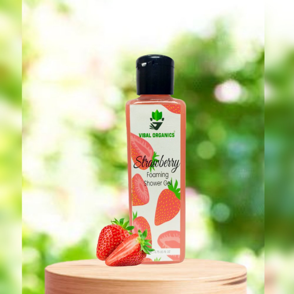Strawberry Shower Gel (200ml) - Kreate- Body Wash