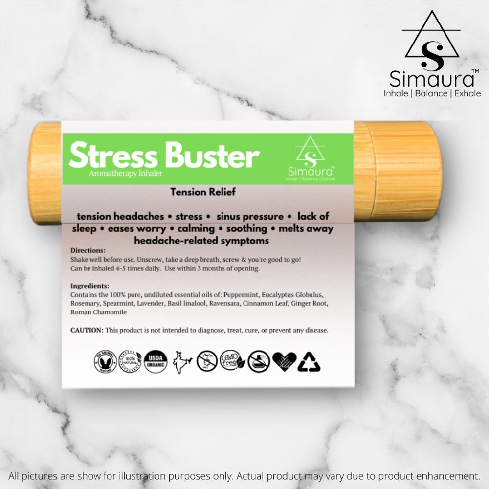 
                  
                    Stress Buster Aromatherapy Inhaler - Kreate- Inhalers
                  
                