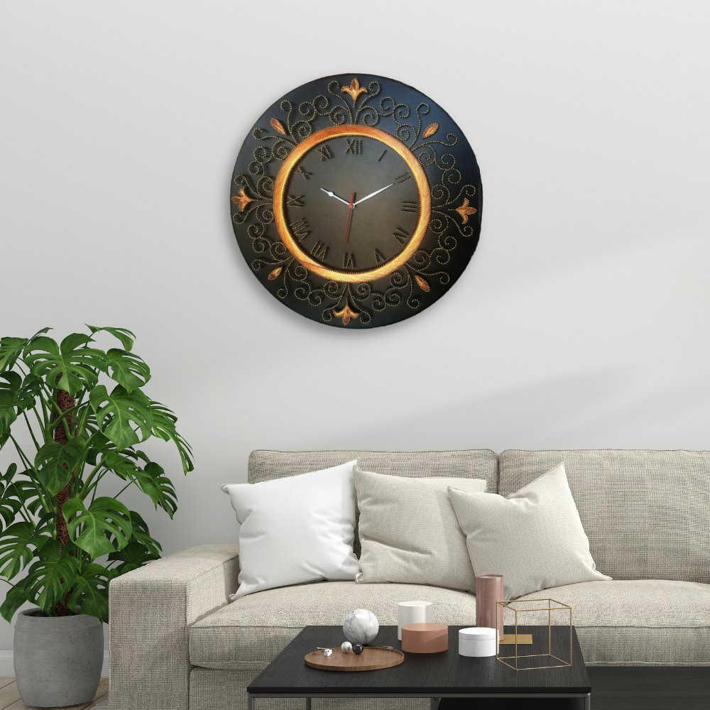 String Art Wall Clock - Kreate- Wall Decor