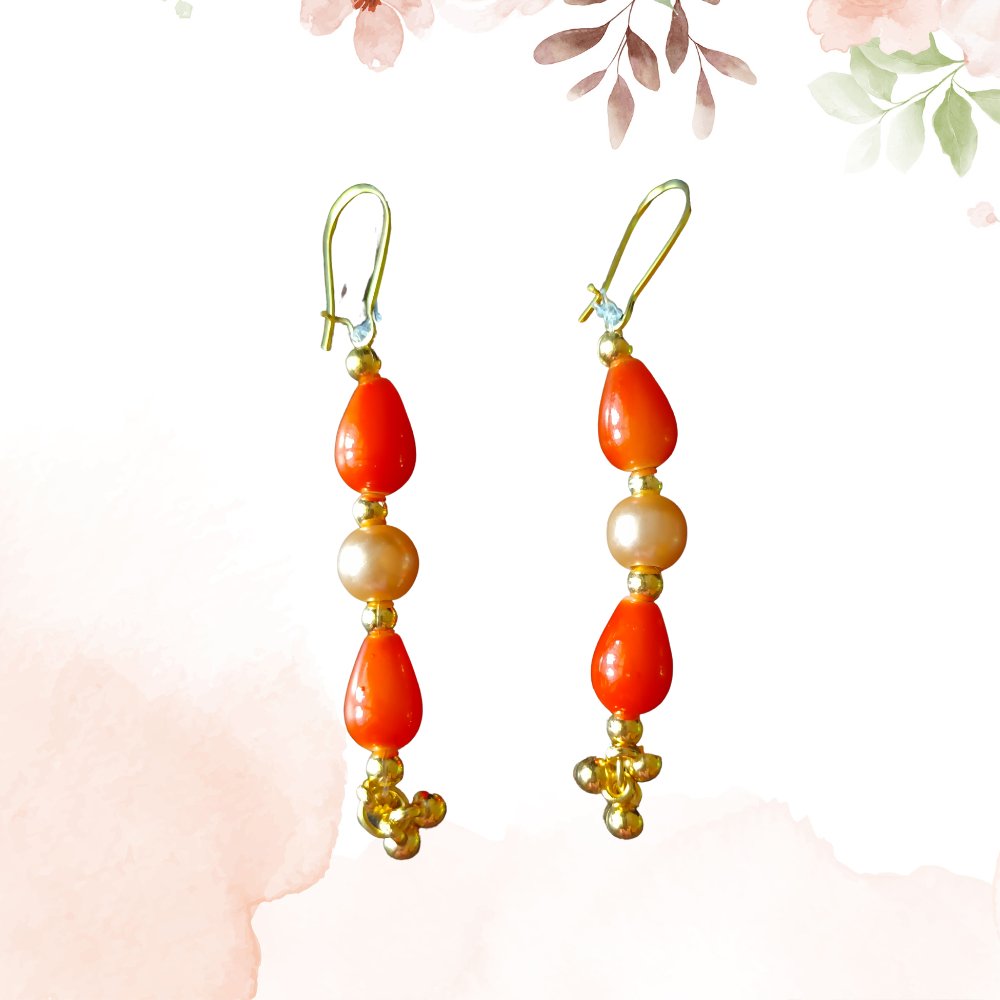 
                  
                    Stunning Orange Glass Beads Jewellery Set - Kreate- Jewellery Sets
                  
                