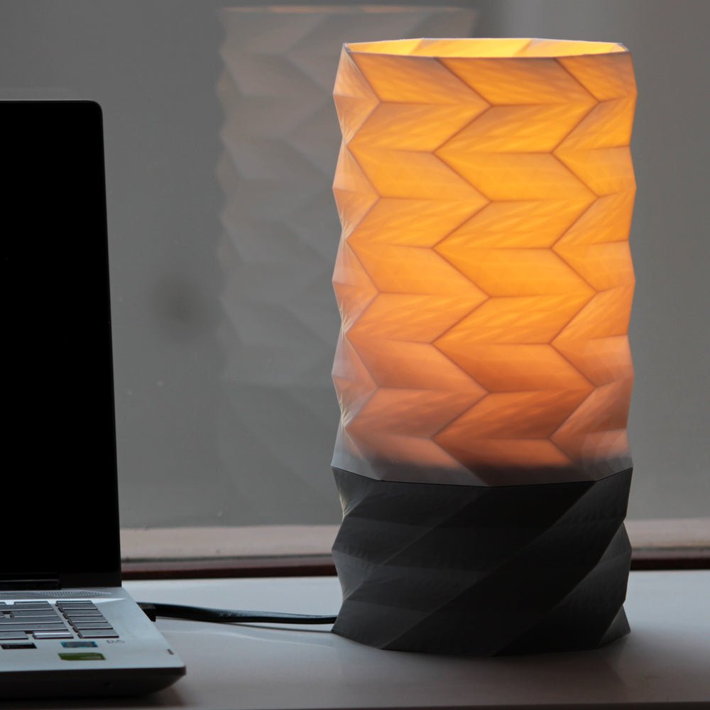 
                  
                    Stylish Geometric Pattern Table Lamp - Kreate- Lamps
                  
                