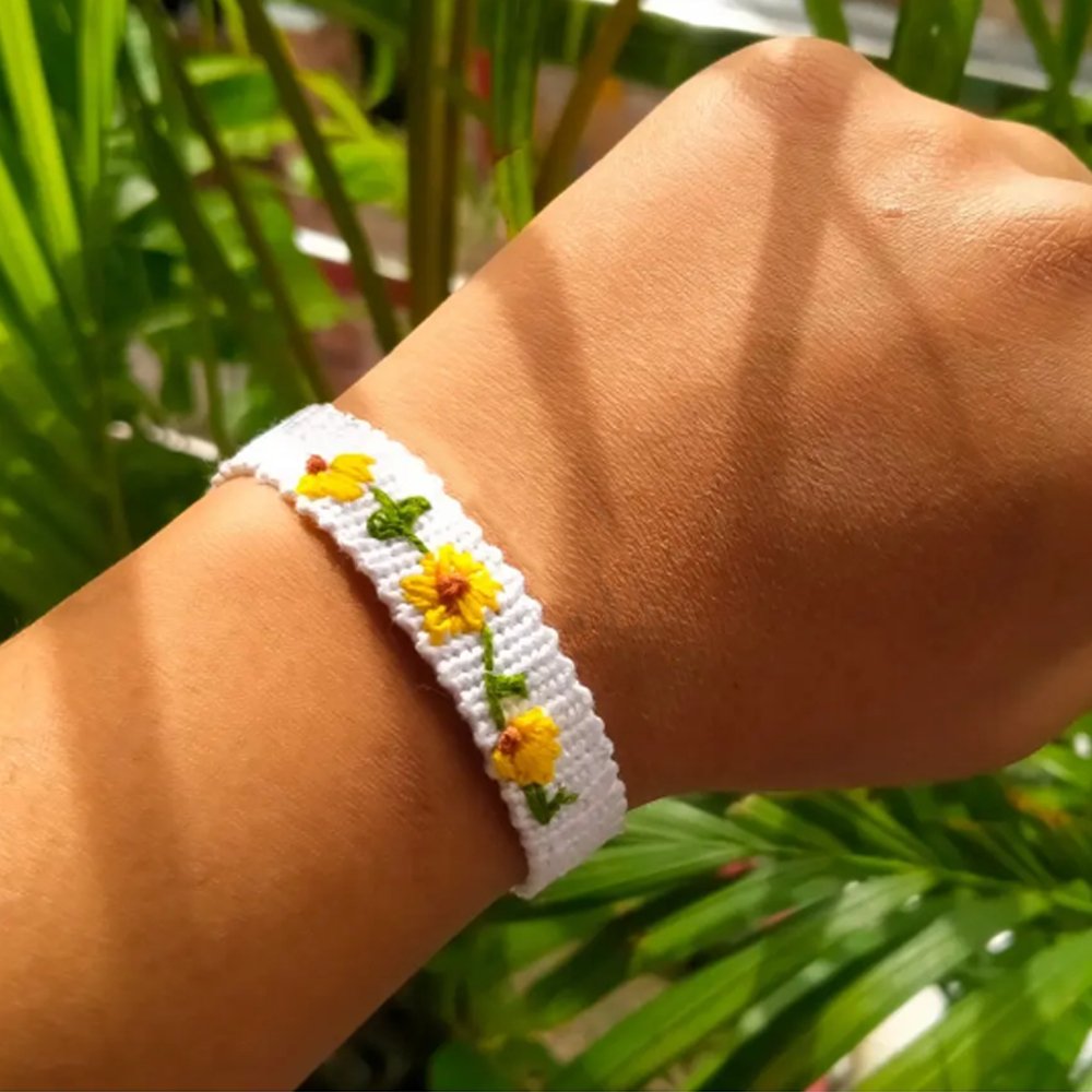 Sunflower Bracelet - Kreate- Bangles & Bracelets