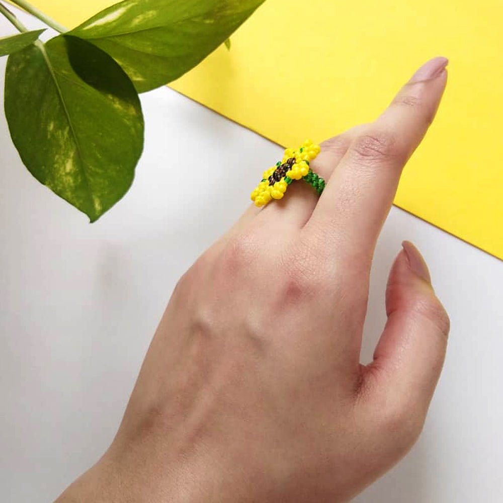 
                  
                    Sunflower Ring - Kreate- Rings
                  
                
