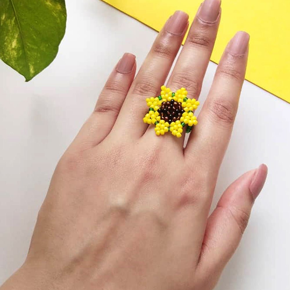 Sunflower Ring - Kreate- Rings