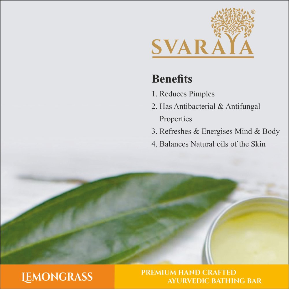 
                  
                    Svaraya Lemongrass Soap (100g) - Kreate- Soaps
                  
                