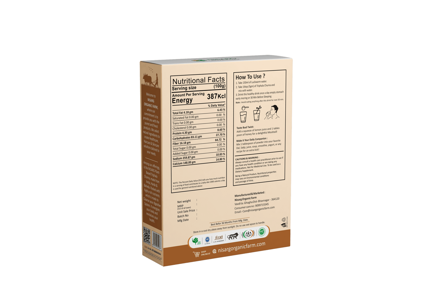 
                  
                    Nisarg Organic Farm Triphala Powder
                  
                