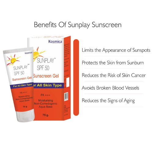 
                  
                    Tantraxx Sunplay Sunscreen SPF 50+ Gel For Dry Skin (75ml)
                  
                