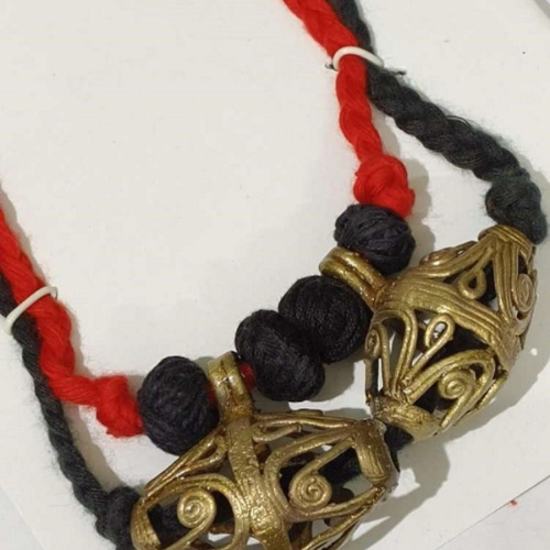 
                  
                    Handcrafted Tribal Dokra Necklace Jewelry
                  
                