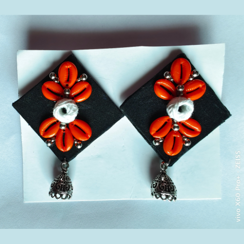 Alloy Hanging Flower Earrings at Rs 40/piece in Greater Noida | ID:  25067234133