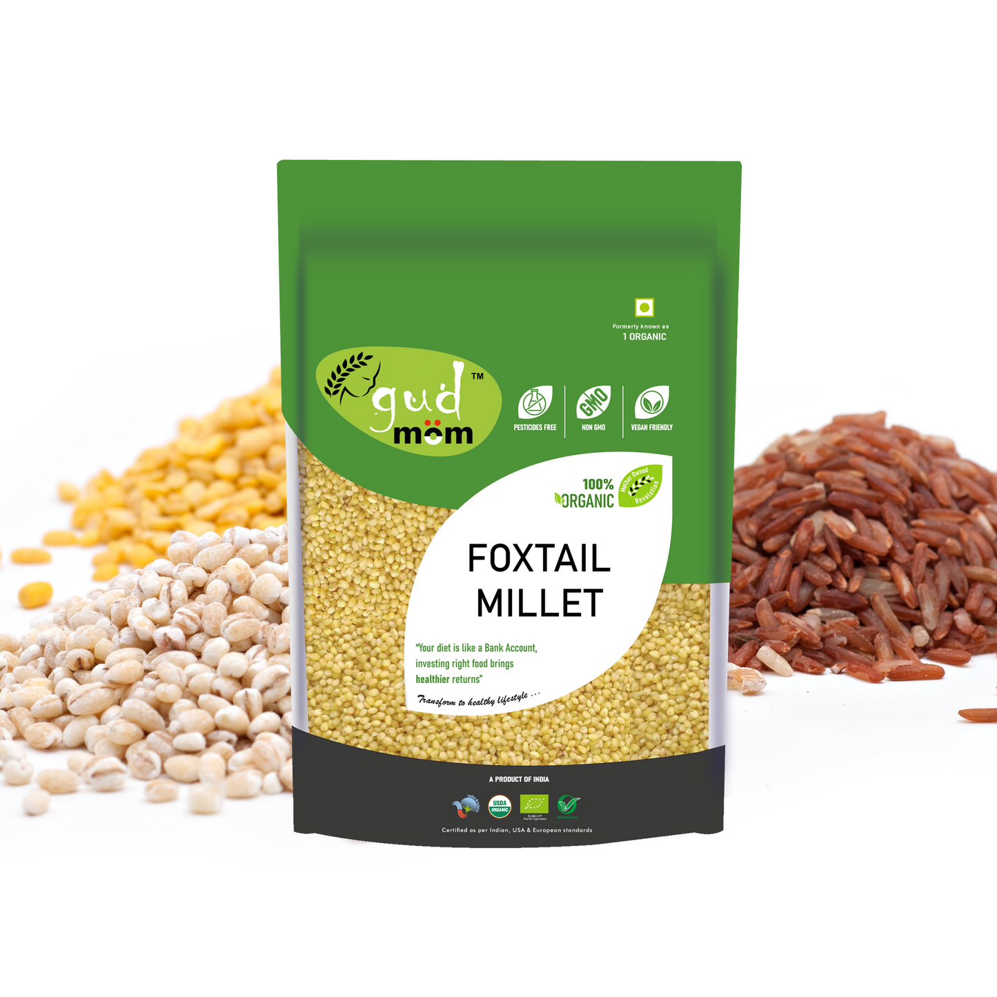 
                  
                    Gudmom Organic Foxtail Millet 500 g ( Pack Of 3 )
                  
                