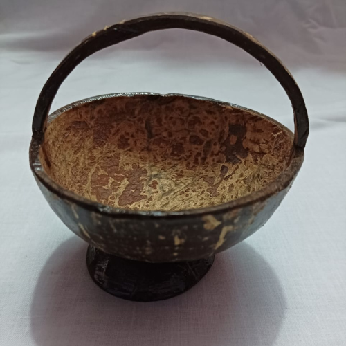 Flower Bowl with Handle