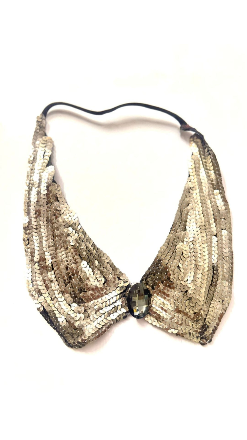 Handmade Sequin Neck Collar Accessory | Luxury Party Wear | Divine Curations | Unique Gifting | Fashion Statement Jewelry