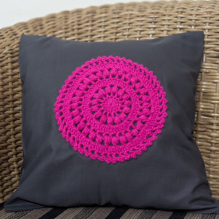 Vibrant Mandala Cushion Cover