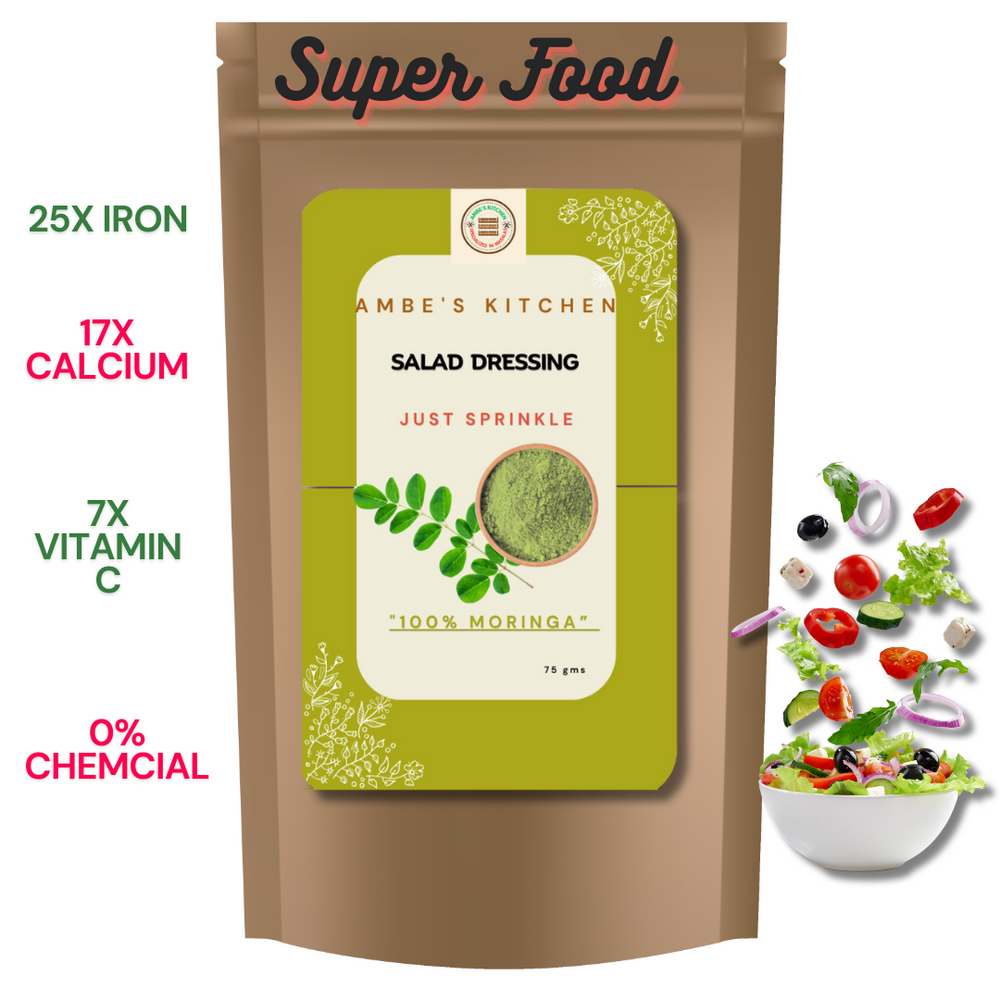 Salad Dressing- 100% Moringa Powder, Freshly Grounded