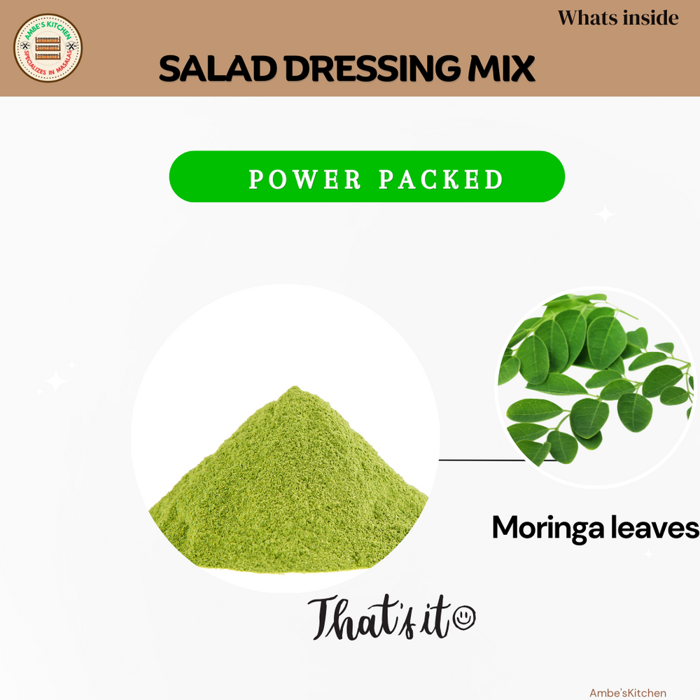 
                  
                    Salad Dressing- 100% Moringa Powder, Freshly Grounded
                  
                