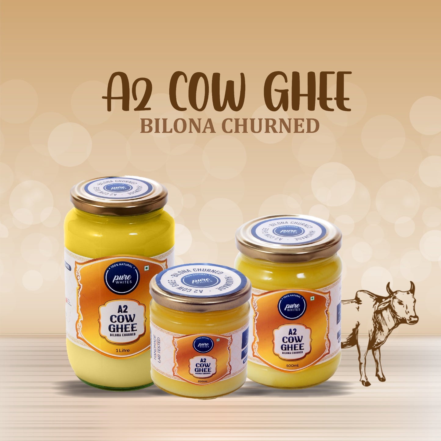 
                  
                    A2 Bilona Cow Ghee (1L)
                  
                