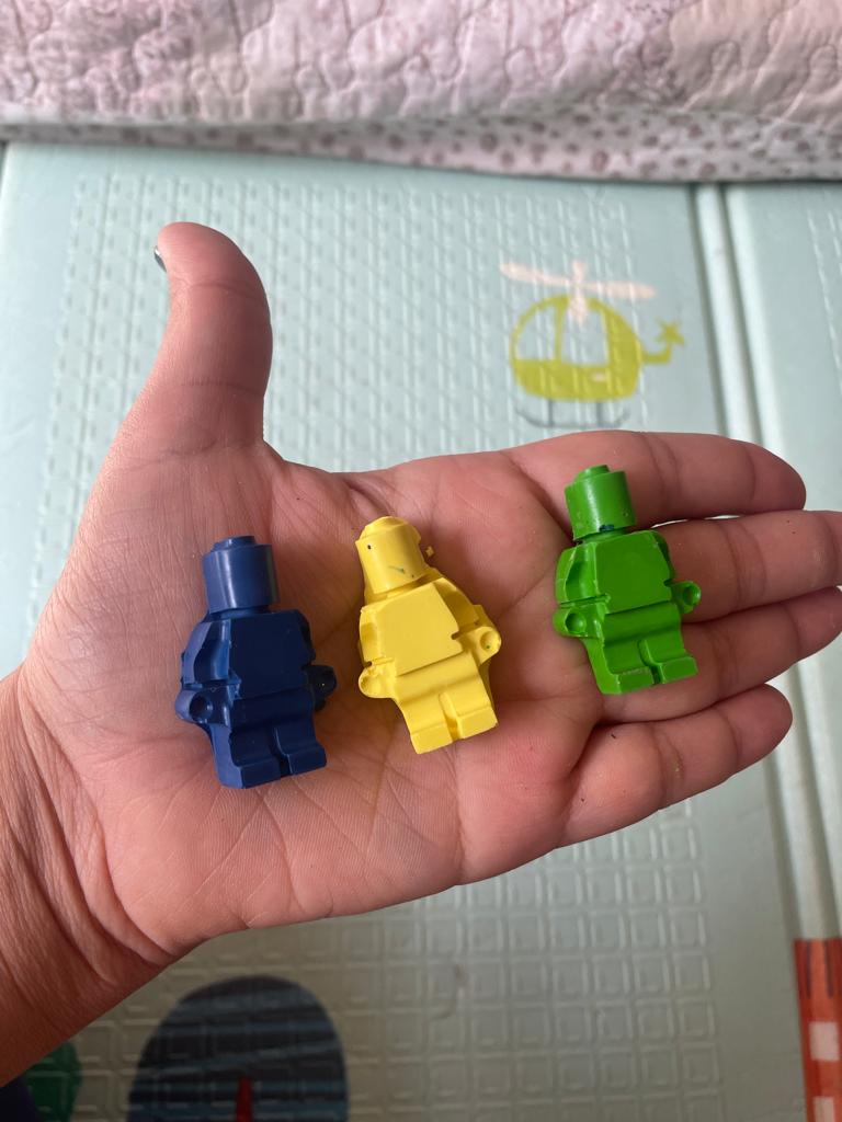 
                  
                    Handmade Lego Men Shaped Crayons Set of 8
                  
                
