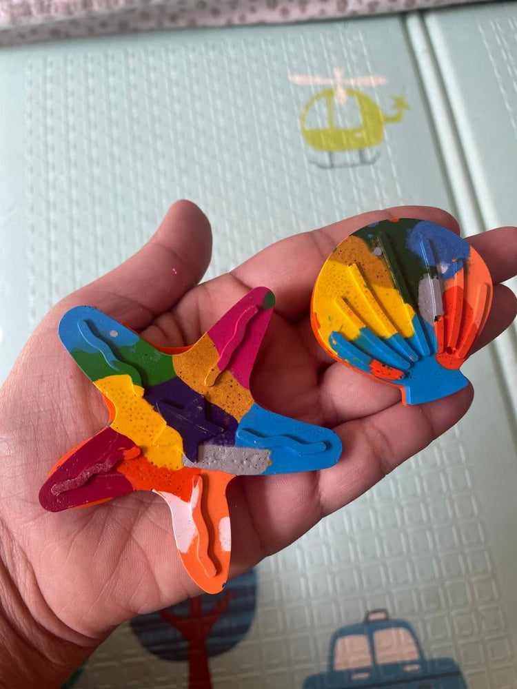 
                  
                    Handmade Non toxic Multicolor Under the Sea Animal Shaped Crayons set of 8
                  
                