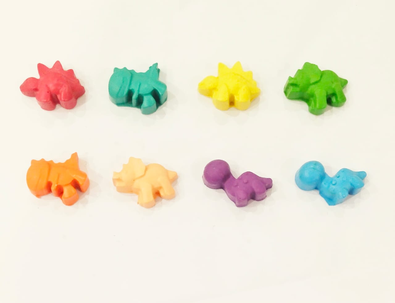 
                  
                    Handmade Non Toxic Mini Dino Shaped Crayons Set of 8
                  
                