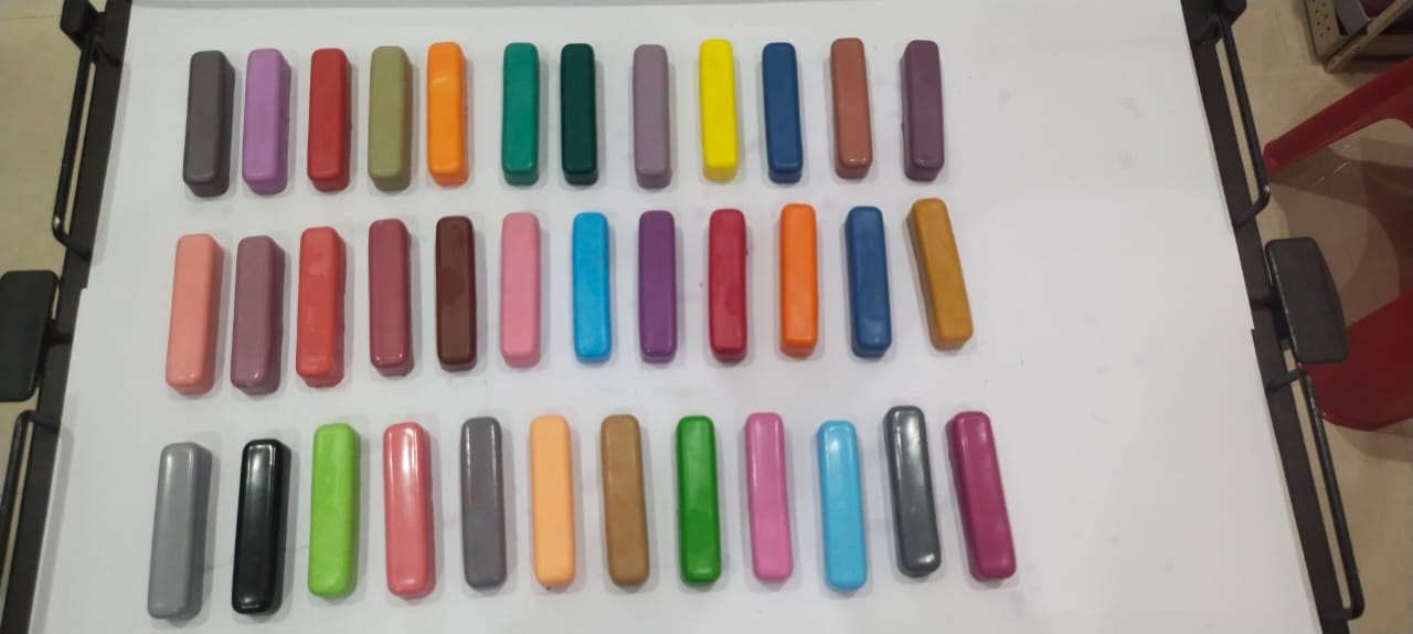 
                  
                    Handmade Non Toxic Jenga Theme Based Crayons set of 36
                  
                