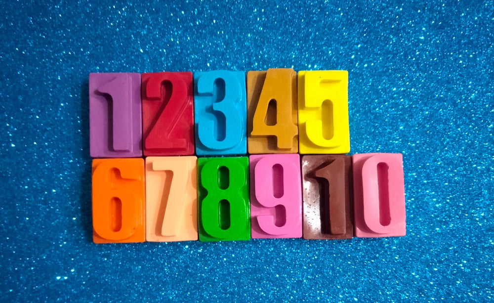 
                  
                    Handmade Non Toxic Number Shaped Crayons Set 1 to 10
                  
                