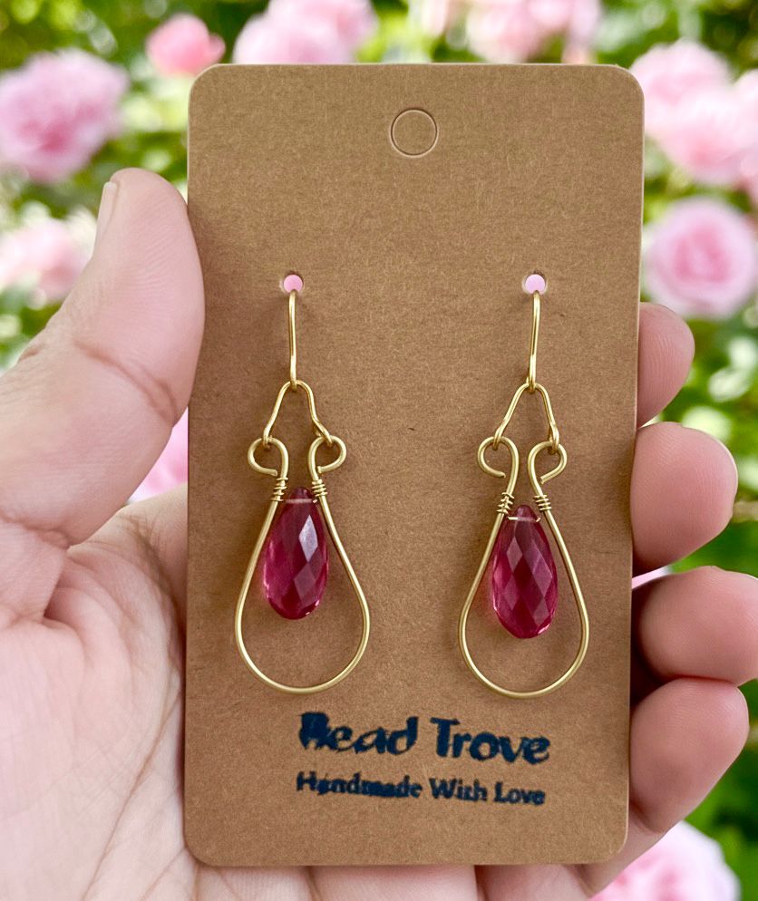 
                  
                    Desert Rose Danglers
                  
                