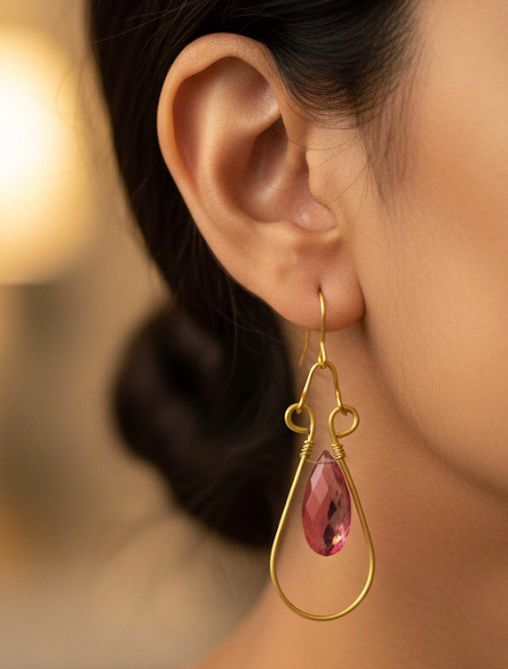 
                  
                    Desert Rose Danglers
                  
                