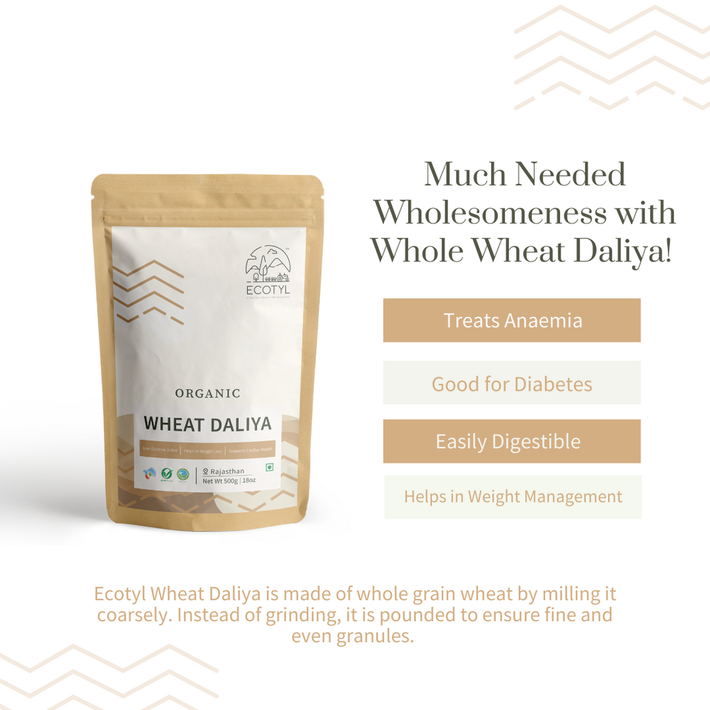 
                  
                    Ecotyl Organic Wheat Daliya (500g)
                  
                