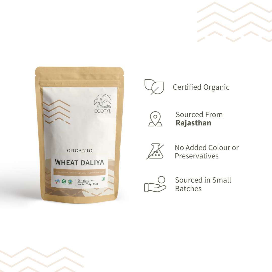 
                  
                    Ecotyl Organic Wheat Daliya (500g)
                  
                