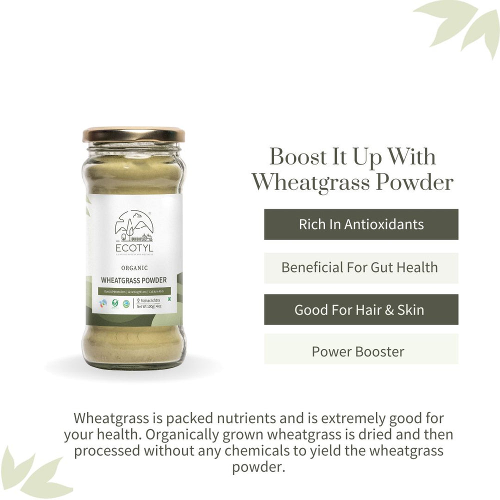 
                  
                    Ecotyl Organic Wheatgrass Powder (100g)
                  
                