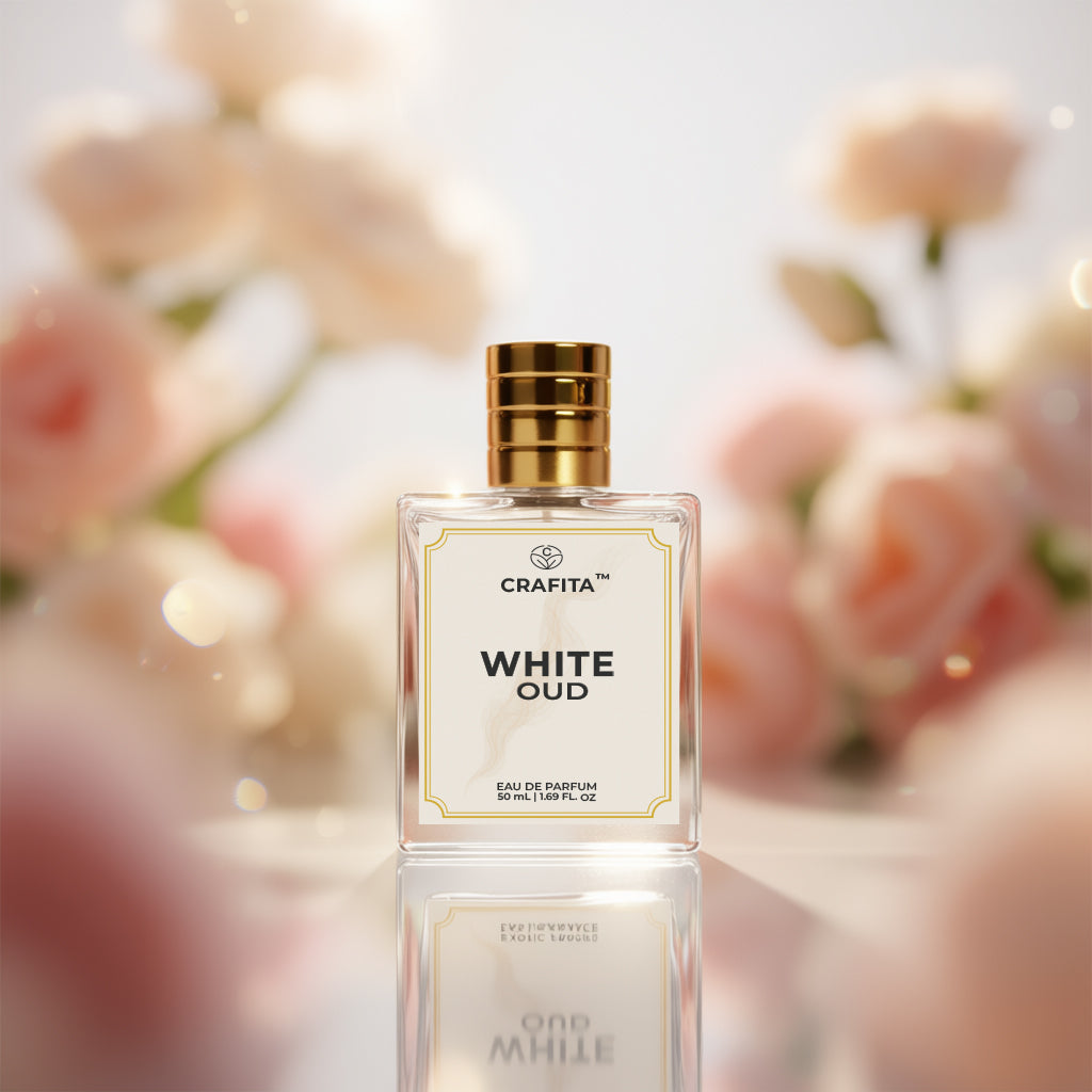 
                  
                    Crafita Luxury White Oud | Premium Unisex EDP Long-Lasting Fragrance - 50 ml Great for Everyone Use
                  
                