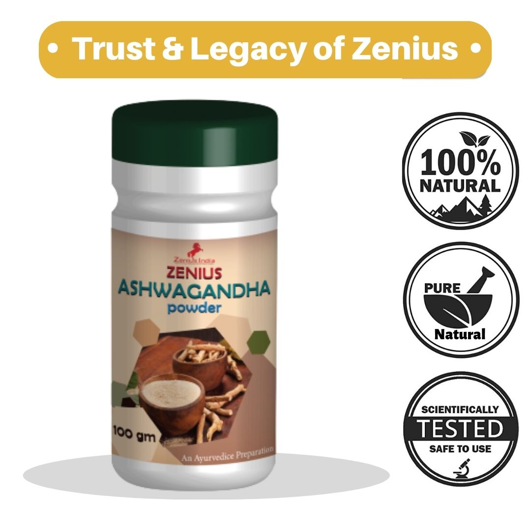 
                  
                    Zenius Ashwagandha Powder for Boost Strength and Immunity (100g)
                  
                