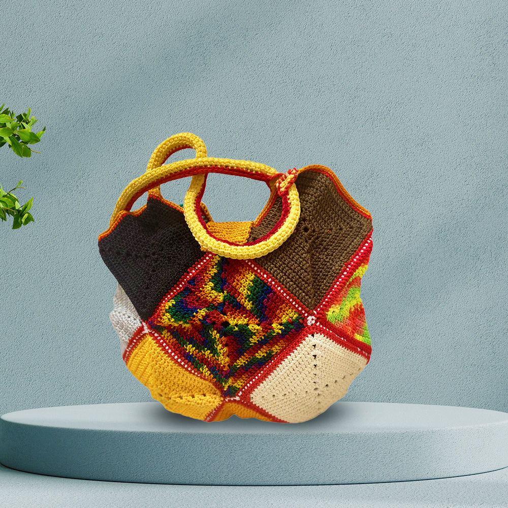 
                  
                    Granny Square Crochet Tote Bag
                  
                