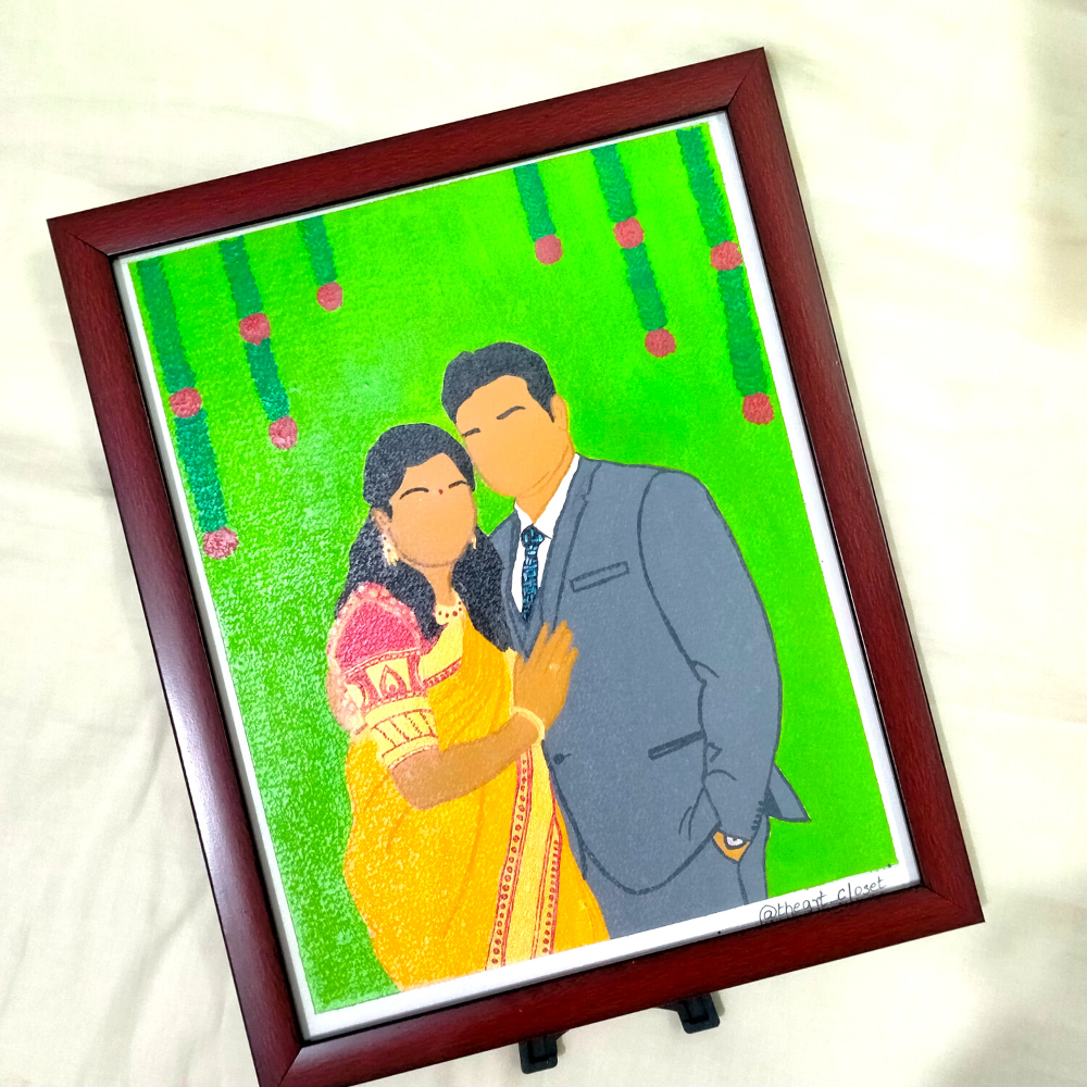 
                  
                    Canvas Painting of a Couple
                  
                