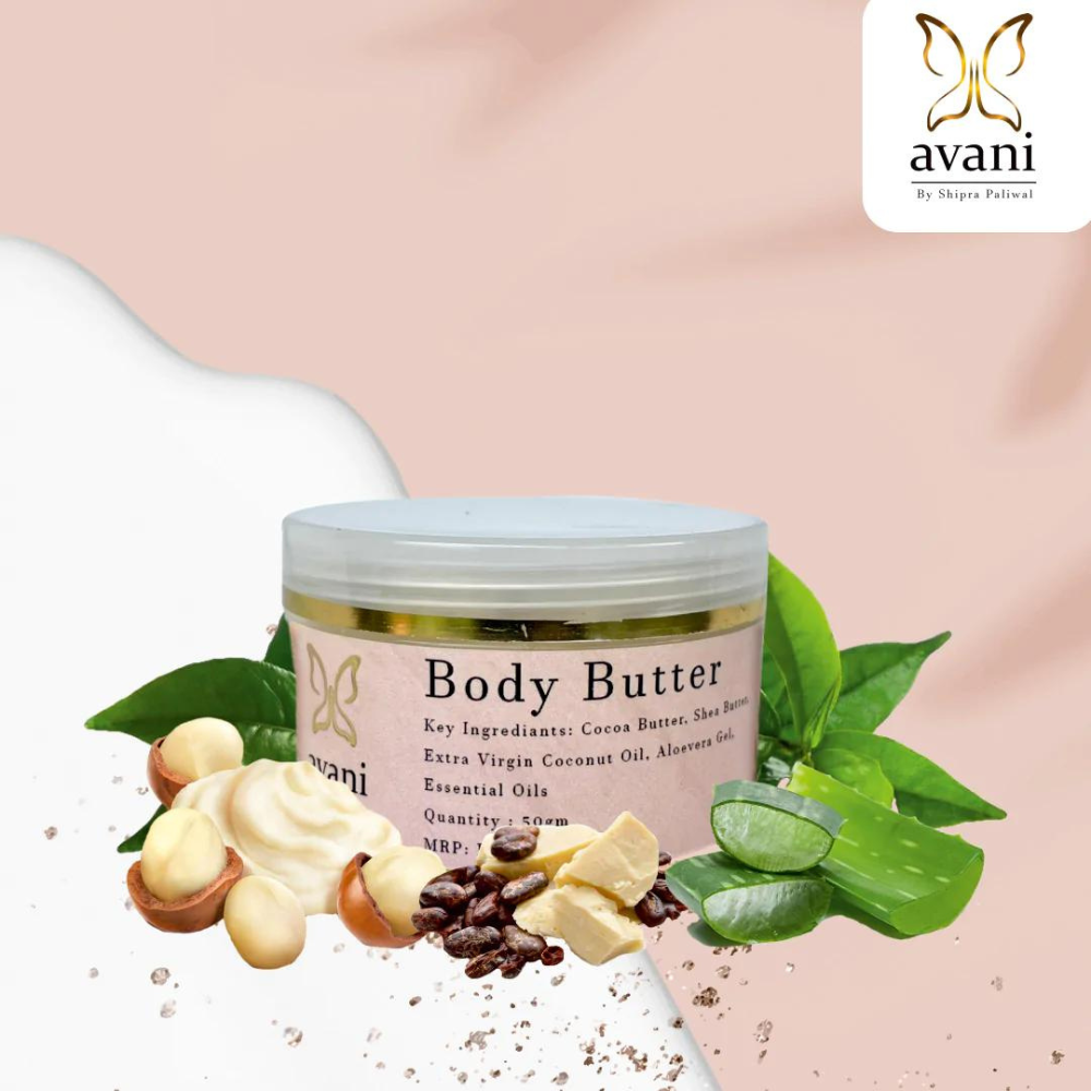
                  
                    Handmade Body Butter With Raw Shea & Cocoa Butter (60g)
                  
                