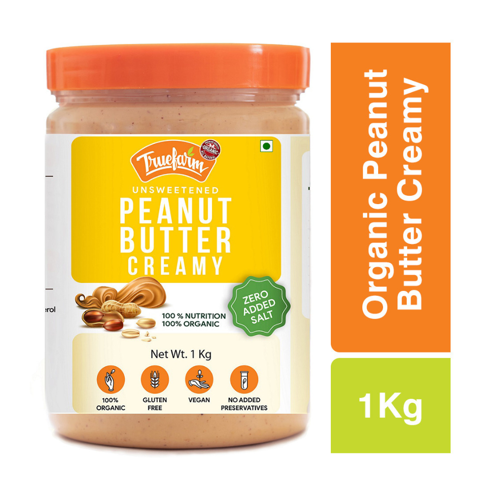 
                  
                    Truefarm Foods Organic Peanut Butter - Creamy (1kg)
                  
                