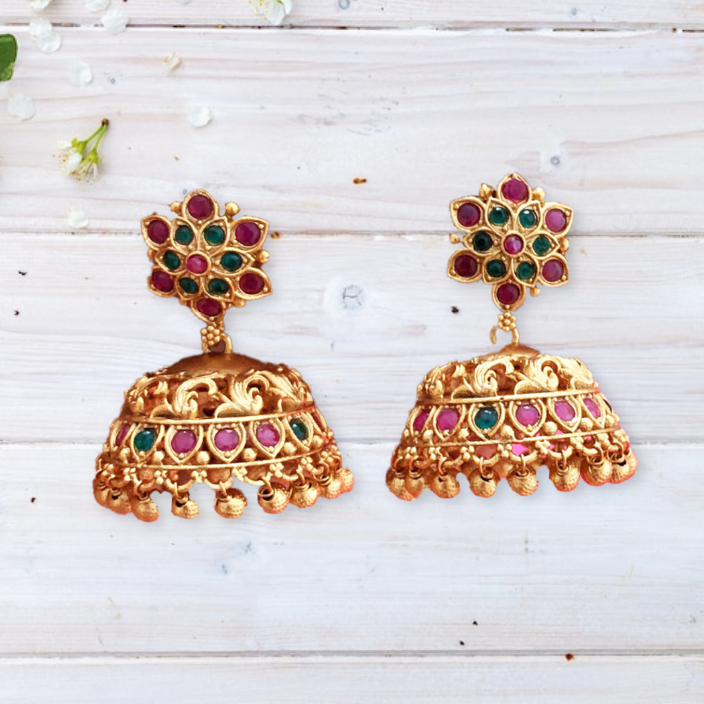 Buy Trendy Indian Silver Plated Small Jhumkas Earrings,oxidised Jhumkas, traditional Regular Wear Earrings Online in India - Etsy